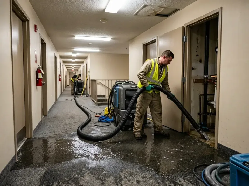 multi-unit-apartment-hallway-f-005 — frequently asked questions, Emergency Burst Pipe Water Extraction & Removal in Slater-M…